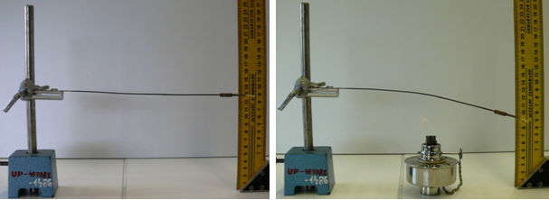 Obr. 1 Bimetalový pásek